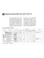 Preview for 2 page of Olympus Quick auto 310 Operating Instructions Manual