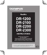 Olympus RECMIC DR-2100 Instructions Manual preview