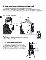 Preview for 2 page of Olympus RecMic Quick User Manual