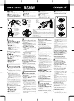 Предварительный просмотр 1 страницы Olympus RS30W Instructions