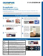 Предварительный просмотр 1 страницы Olympus ScopeGuide UPD-3 Quick Reference Manual