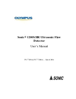 Preview for 1 page of Olympus Sonic 1200S/HR User Manual