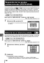 Preview for 106 page of Olympus SP 320 - Digital Camera - 7.1 Megapixel Manual