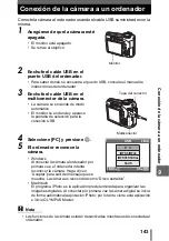 Preview for 143 page of Olympus SP 320 - Digital Camera - 7.1 Megapixel Manual