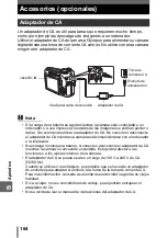 Предварительный просмотр 164 страницы Olympus SP 320 - Digital Camera - 7.1 Megapixel Manual