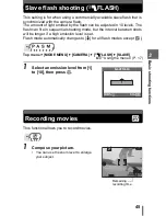 Предварительный просмотр 45 страницы Olympus SP-500 Advanced Manual