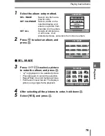 Предварительный просмотр 79 страницы Olympus SP-500 Advanced Manual