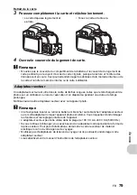 Preview for 79 page of Olympus SP 550 - Ultra Zoom Digital Camera Manuel Avancé
