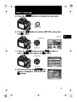 Предварительный просмотр 9 страницы Olympus SP 570 - UZ Digital Camera Basic Manual