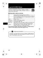 Предварительный просмотр 46 страницы Olympus SP 570 - UZ Digital Camera Basic Manual