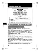 Предварительный просмотр 74 страницы Olympus SP 570 - UZ Digital Camera Basic Manual