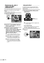 Предварительный просмотр 22 страницы Olympus SP-590 UZ - Digital Camera - Compact Instruction Manual