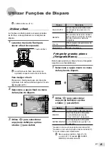 Предварительный просмотр 25 страницы Olympus SP-600UZ Manual De Instruções