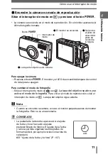 Предварительный просмотр 11 страницы Olympus SP 700 - 6 Megapixel Digital Camera Manual Avanzado