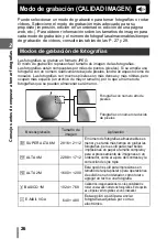 Preview for 26 page of Olympus SP 700 - 6 Megapixel Digital Camera Manual Avanzado