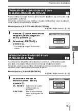 Preview for 73 page of Olympus SP 700 - 6 Megapixel Digital Camera Manual Avanzado