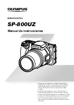 Предварительный просмотр 1 страницы Olympus SP-800UZ Manual De Instrucciones