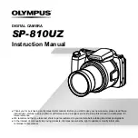 Olympus SP-810UZ Instruction Manual preview