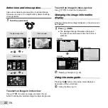 Предварительный просмотр 22 страницы Olympus SP-810UZ Instruction Manual