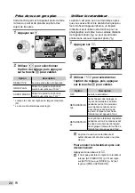 Предварительный просмотр 24 страницы Olympus SP590UZ - 12MP Digital Camera Manuel D'Instructions