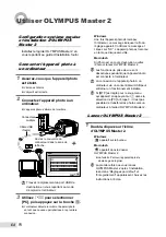 Предварительный просмотр 64 страницы Olympus SP590UZ - 12MP Digital Camera Manuel D'Instructions