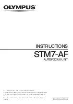 Olympus STM7-AF Instructions Manual предпросмотр