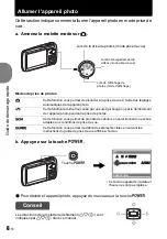 Предварительный просмотр 6 страницы Olympus Stylus 1200 (French) Manuel Avancé