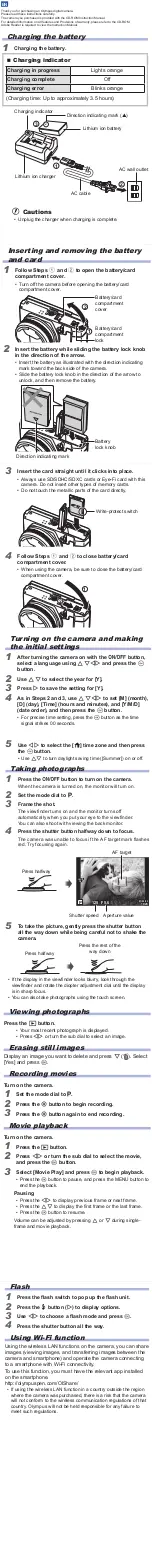 Preview for 2 page of Olympus STYLUS 1s Quick Start Manual