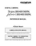 Olympus Stylus 400 - Stylus 400 4MP Digital Camera Reference Manual предпросмотр