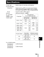 Preview for 134 page of Olympus Stylus 400 - Stylus 400 4MP Digital Camera Reference Manual