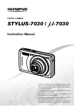 Olympus STYLUS-7030 Instruction Manual preview