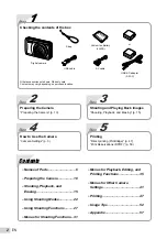 Preview for 2 page of Olympus Stylus 7030 Instruction Manual