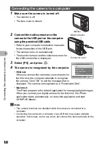 Предварительный просмотр 50 страницы Olympus Stylus 725 SW Advanced Manual