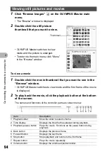 Preview for 54 page of Olympus Stylus 725 SW Advanced Manual