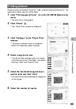 Preview for 55 page of Olympus Stylus 725 SW Advanced Manual