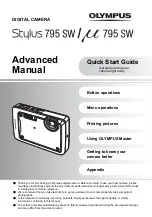 Olympus Stylus 759 SW Advanced Manual preview