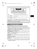 Предварительный просмотр 25 страницы Olympus Stylus 795 SW Basic Manual