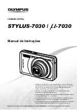 Preview for 1 page of Olympus STYLUS m-7030 (Portuguese) Manual De Instruções