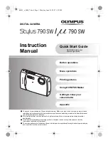 Предварительный просмотр 1 страницы Olympus Stylus m790SW Instruction Manual