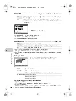 Предварительный просмотр 36 страницы Olympus Stylus m790SW Instruction Manual