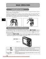 Предварительный просмотр 12 страницы Olympus Stylus mju 720 SW Manual