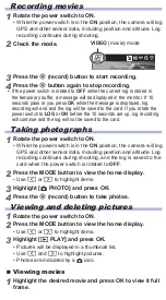 Preview for 4 page of Olympus Stylus TG-Tracker Quick Start Manual