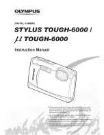 Предварительный просмотр 1 страницы Olympus STYLUS TOUGH-6000 Instruction Manual