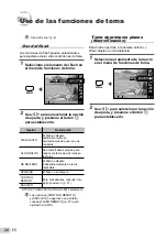 Предварительный просмотр 28 страницы Olympus Stylus Tough 8000 Blue - Stylus Tough 8000 12MP 2.7 LCD Digital... Manual De Instrucciones