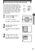 Preview for 47 page of Olympus Stylus Verve m-mini digital Advanced Manual