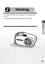 Preview for 49 page of Olympus Stylus Verve m-mini digital Advanced Manual