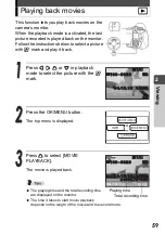 Preview for 59 page of Olympus Stylus Verve m-mini digital Advanced Manual