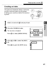 Preview for 61 page of Olympus Stylus Verve m-mini digital Advanced Manual