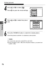 Предварительный просмотр 76 страницы Olympus Stylus Verve m-mini digital Advanced Manual