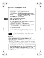 Preview for 6 page of Olympus Stylus Verve S - Stylus Verve S 5MP Digital... Basic Manual